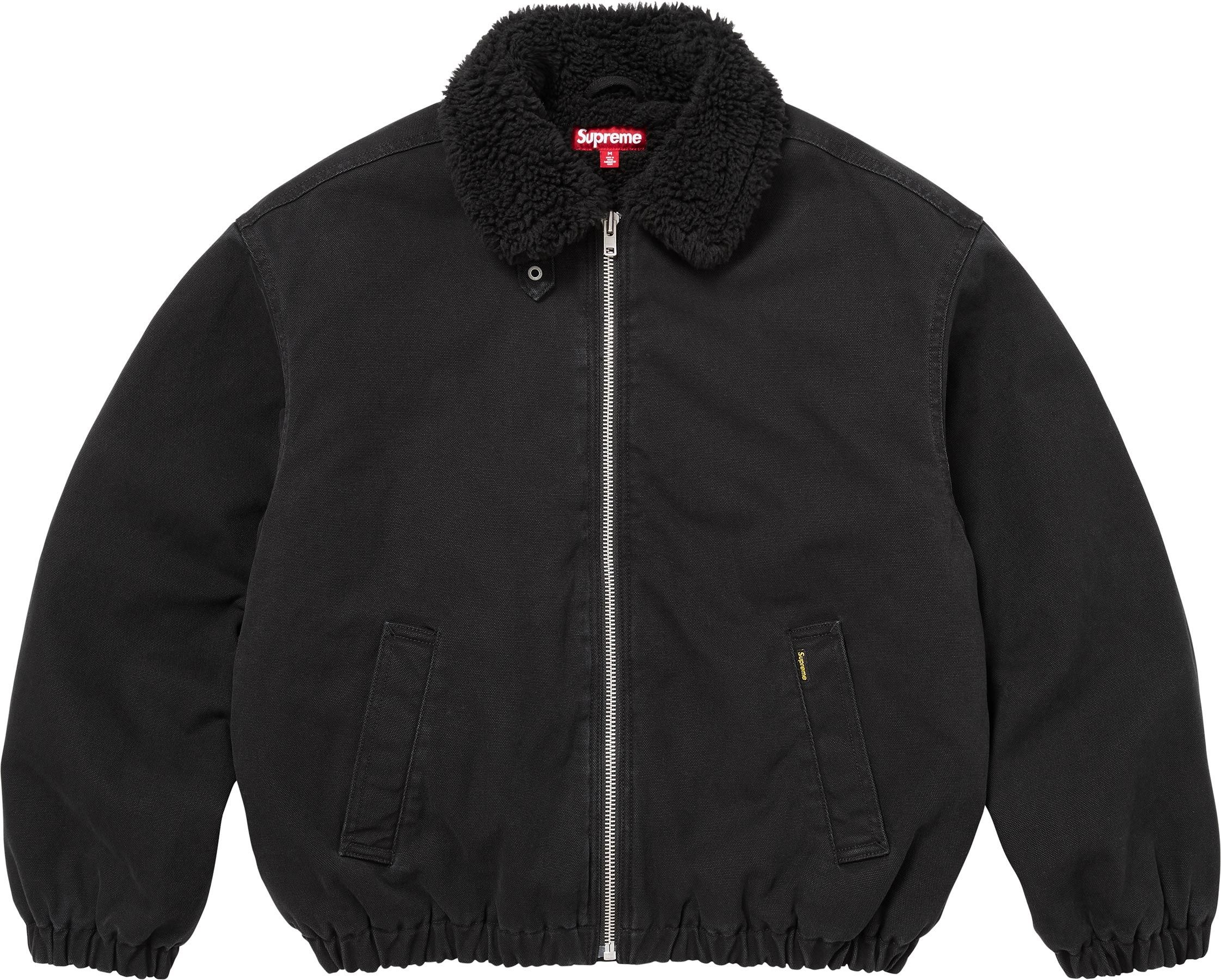 Faux Shearling Lined Bomber Jacket view 27